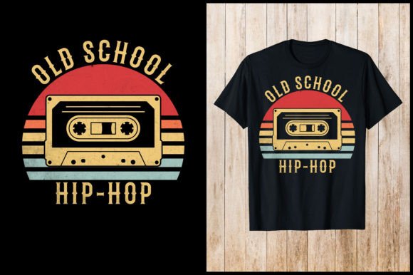 80s Retro Hip Hop Graphics for T-Shirt Designs