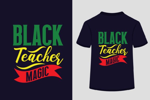 Black Teacher Magi SVG: Graphics for T-Shirt Designs