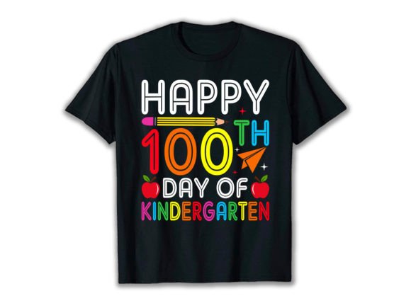 HAPPY 100th DAY Graphics for T-Shirt Designs