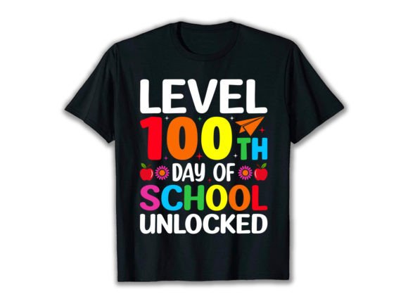 LEVEL 100 DAY Graphics for T-Shirt Designs