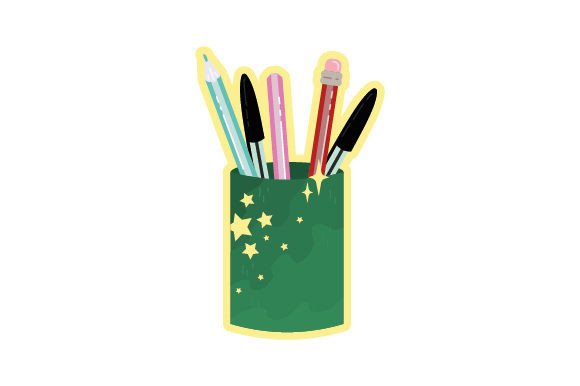 Pencil and Pen Holder: Crafts for School Amp