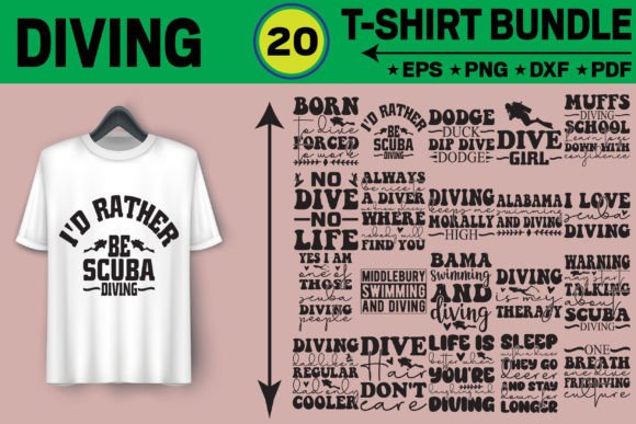 Reviewing the Diving T-shirt Design Bundle