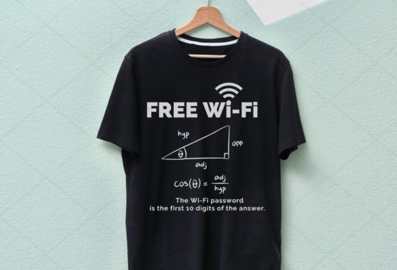 Reviewing the Mens Free WiFi Nerdy Math SVG