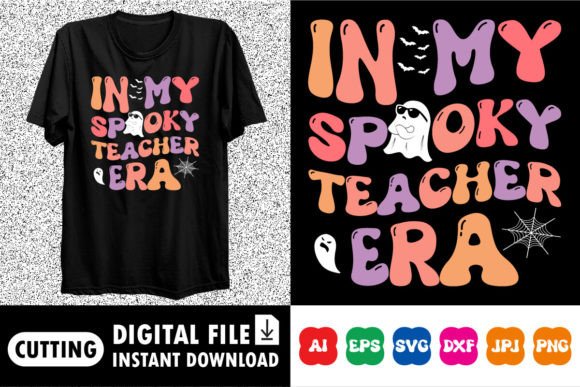 Spooky Teacher Era Graphics & T-Shirt Designs